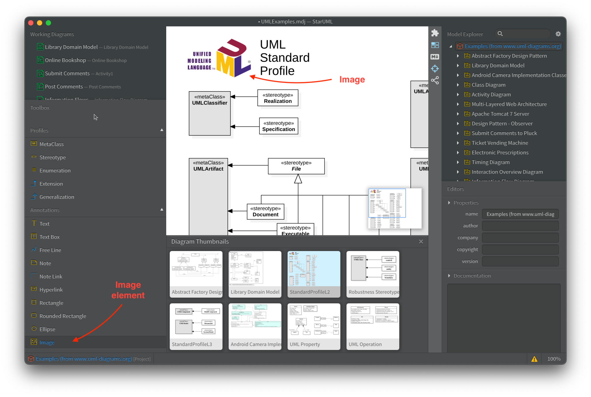 Image embedding