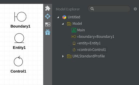 Stereotype icons in Model Explorer